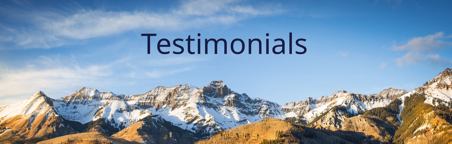 Testimonials Mountains Shutterstock 1019864164
